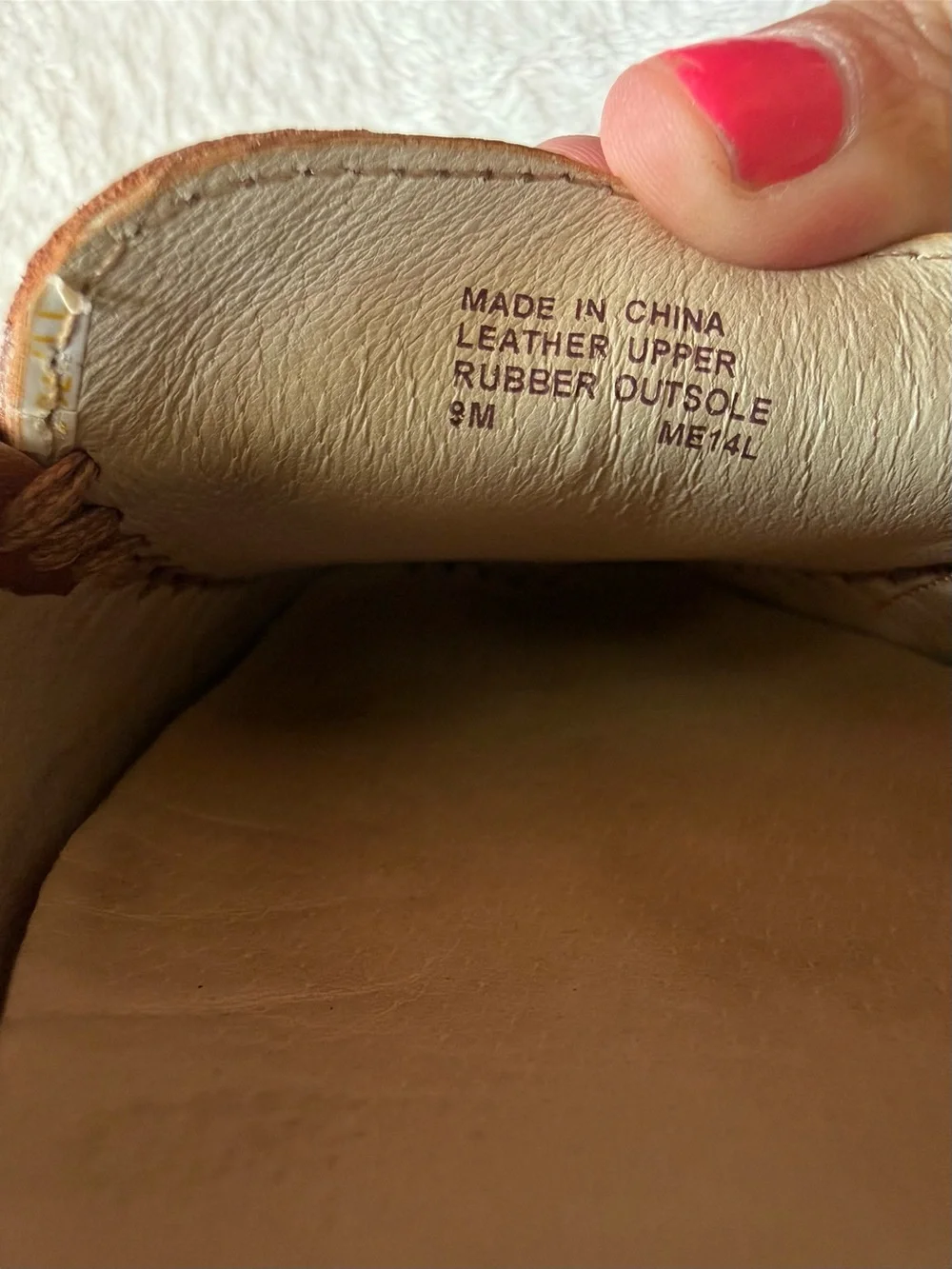 Michael Kors Brown Leather Lock Charm Loafers Flats Size 9M